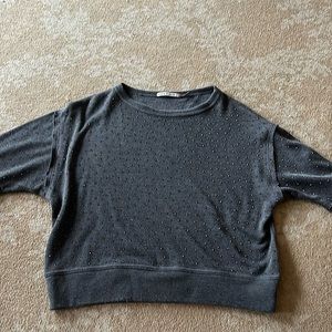 Alice and Olivia studded sweater top